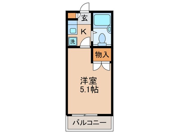 エスポワール綱島の物件間取画像